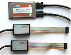 Двухканальный эмулятор MIRAGE-NC2/NP2 с двумя подами UniPod для ноутбуков со слотом PCMCIA CardBus/PC-card, настольных и промышленных ПК